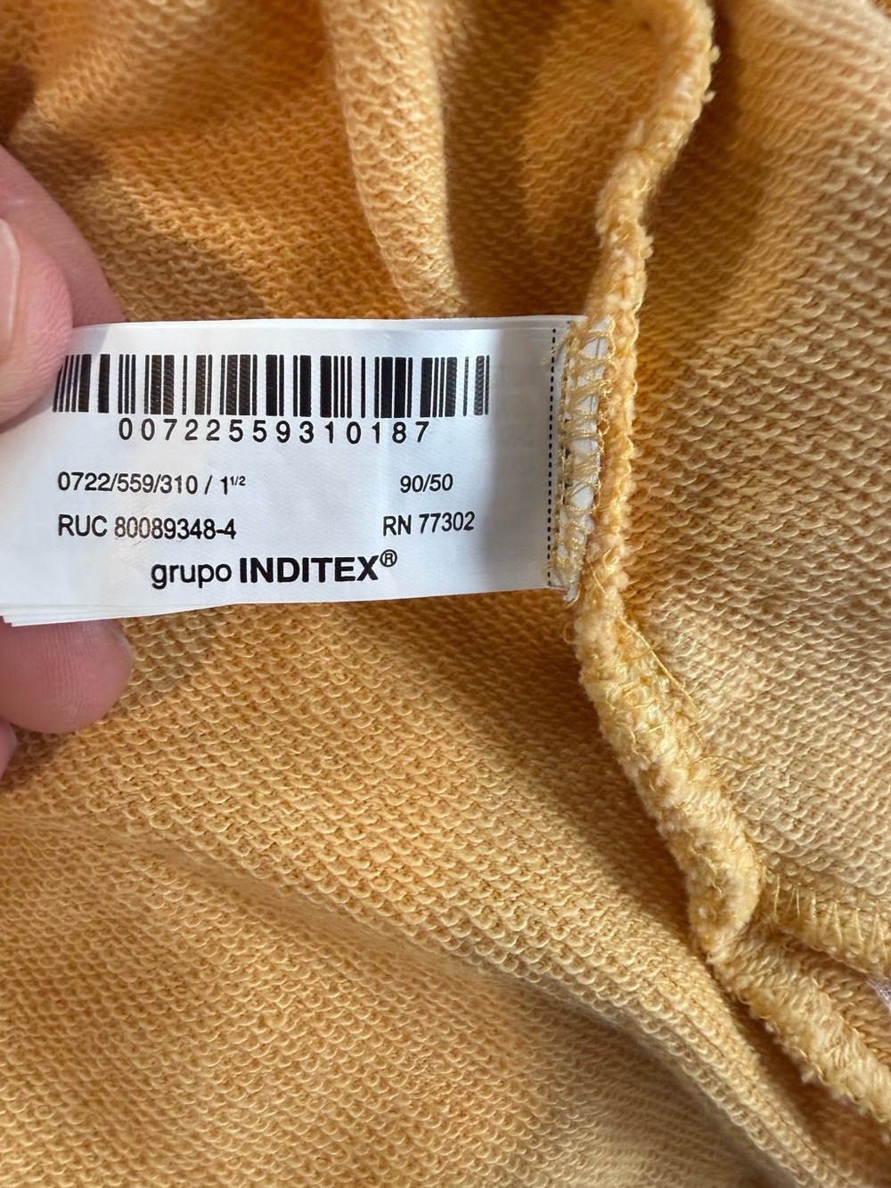 Zara Kids Club de l’Amitié Yellow Sweatshirt Shorts Set 1.5Y 86 - Picture 5 of 5